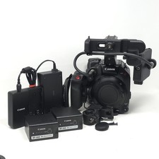 Canon EOS C300 Mark III Digital Cinema EF Camera Body w/ Monitor Extra Battery