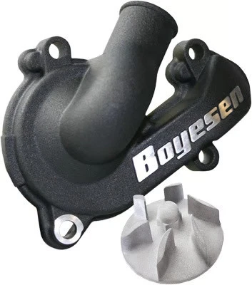 Kit de cubierta e impulsor de bomba de agua Hy-Flo Boyesen Spectra Series - negro WPK-44B Foto 2 de 4