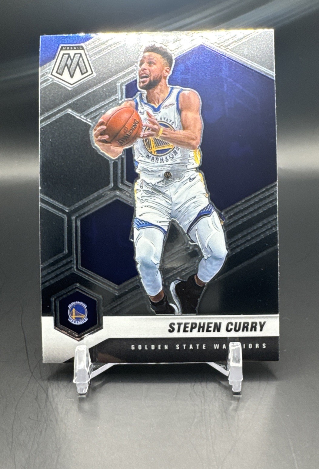 2020-21 Panini Mosaic Stephen Curry #175 Golden State Warriors Card