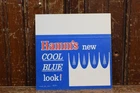 HAMM'S BEER DISPLAY PRICER SIGN 6" WIDE VINTAGE 1962 TO 1967 LIQUOR STORE CROWN