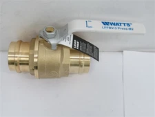 Watts 2 LFFBV-3 PRESS-M2, 2" Full Port Brass Ball Valve w/ Press Fitting End