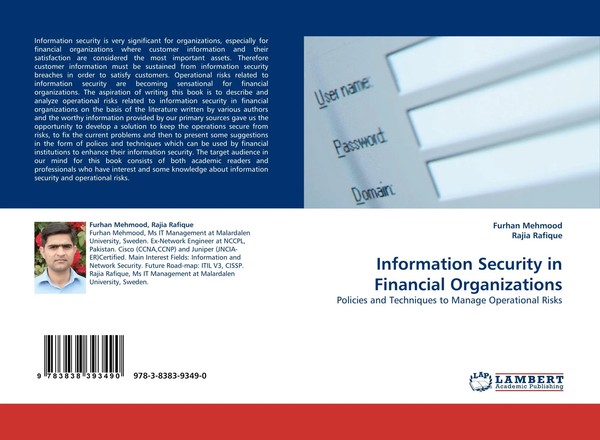 Furhan Mehmood (U. A.) | Information Security In Financial Organizations | Buch-image