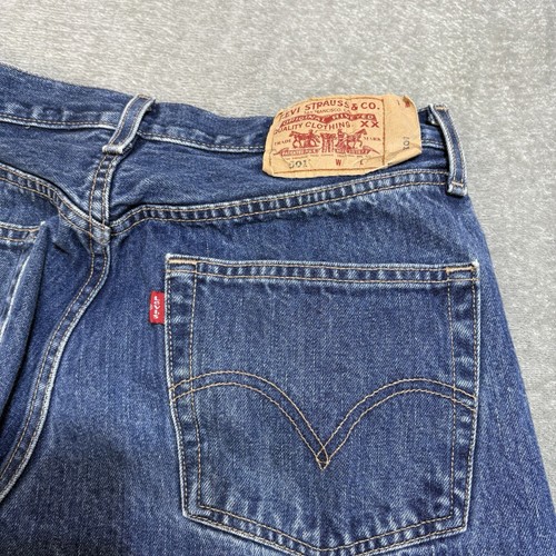 Vintage Levi’s 501 Jeans Mens Fits 31x31 Denim 90s Grunge Button Fly Straight - Picture 15 of 20
