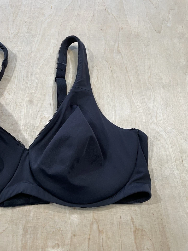 Bali Women's Smoothing Minimizer Underwire Bra DFB115 Black Sz 38C - Image 2 of 4