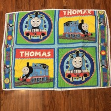 2005 Thomas The Train Train Loads of Fun Baby Blanket Crib Toddler Homemade VTG