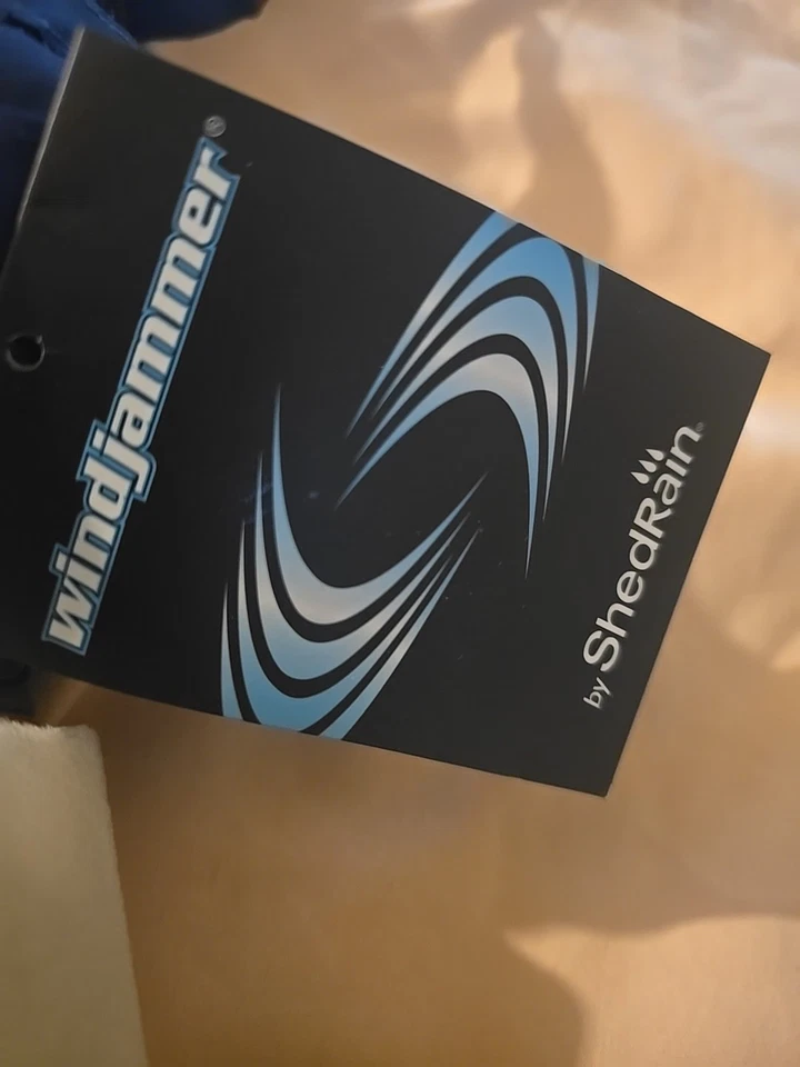 PARAGUAS SHED RAIN WINDJAMMER 2L VENTILADO AUTOMÁTICO ABIERTO Y CERRADO AZUL MARINO-BLANCO 2416 NUEVO Foto 2 de 3