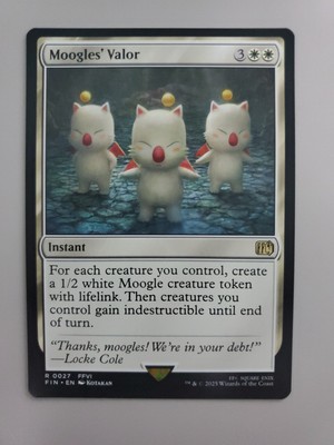 MTG Moogles' Valor Final Fantasy Regular Rare