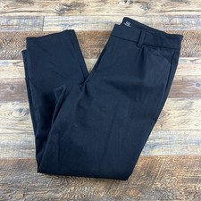 Old Navy Womens Pants High Rise Pixie Straight Secret Smooth Pockets Black 12