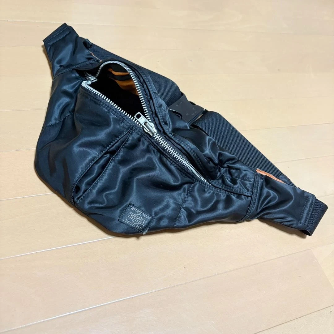 PORTER Yoshida TANKER Body Bag Gürteltasche schwarz guter Zustand Made in Japan