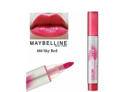 GEMEY MAYBELLINE COLOR SENSATIONAL FEUTRE LEVRES SEMI PERMANENT 480 SHY RED NEUF