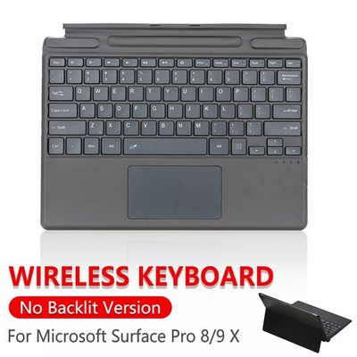 BT 5.0 Magnetic Wireless Keyboard Without Backlit For Microsoft Surface Pro 8/9