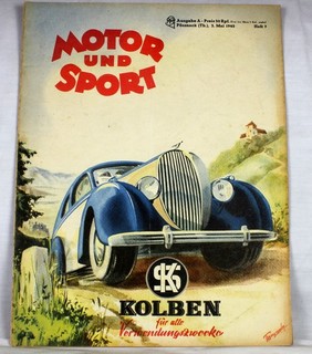 alte Zeitschrift Motor und Sport 3. Mai 1942 Esso Shell Standard