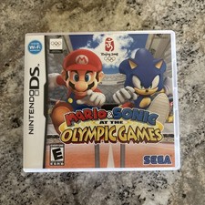 Mario Sonic At The Olympic Games Nintendo DS Replacement Case And Manual Only