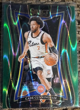 2024-25 Panini Select Cade Cunningham #65 Detroit Pistons Green Parallel