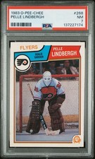 1983 O-Pee-Chee Pelle Lindbergh #268 Rookie PSA 7