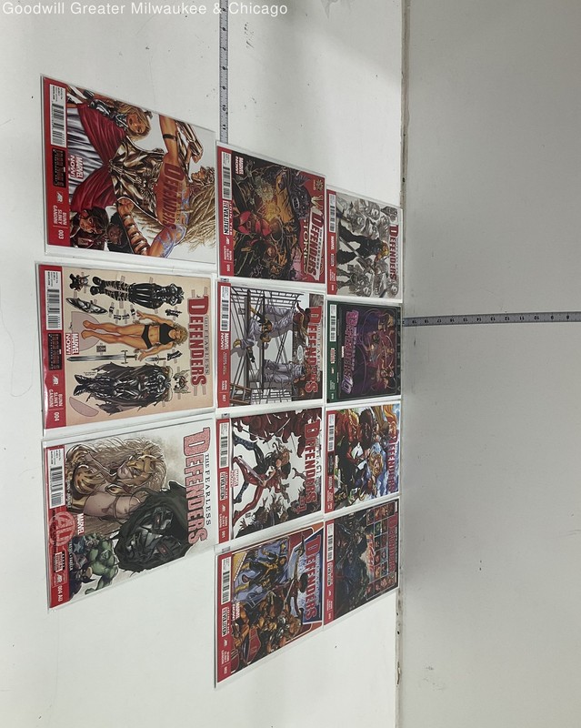 Marvel Multicolor The Fearless Defenders Comic Books Modern Lot Of 11