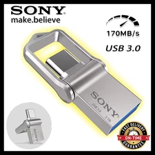 2TB 1TB 512GB 256GB 128GB Mini USB Type-C Flash Drive OTG High Speed Metal Stick