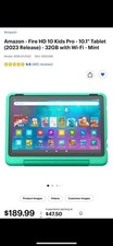 Amazon Fire HD 10 Kids Pro 10.1" Tablet, 32GB, Wi-Fi, Nebula 2023 Release