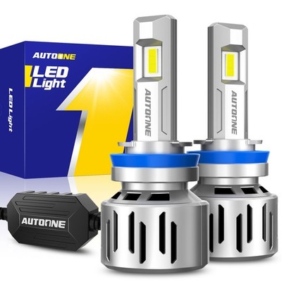 AUTOONE H11 H9 LED Headlight Bulbs Low Beam Super Bright 240W 64000LM White