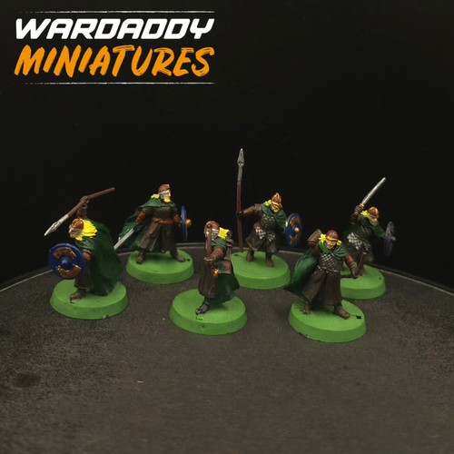 Well Painted Warhammer Lotr Rohan Warriors ×6 V1 Games Workshop MESBG Lord Rings