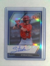 2026 Leaf Metal Baseball - Auto - Autograph - Steele Hall #3/5