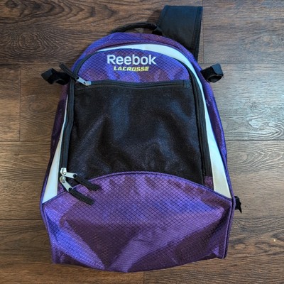 Reebok Lacrosse Purple Crossbody Equipment Bag Backpack