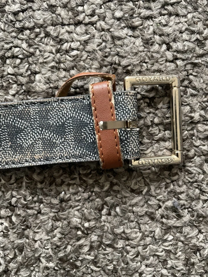 Cinturón Goyard 46/115 Hombre Cuero Marrón Foto 2 de 4