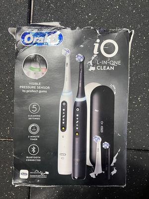 #ad #ad Oral B iO Series 5 Exceptional Clean Electric Toothbrush 2 Pack Dual $95.00