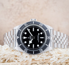 2026 NEW Tudor Black Bay Black Dial Monochrome Jubilee Bracelet 41mm