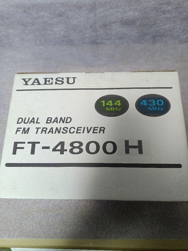 YAESU FT-4800H Dwuzakresowy nadajnik-odbiornik VHF/UHF 145/430 MHz Wysoka moc NIEUŻYWANY rzadki