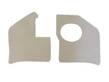 Kick Panel Board For 1961-62 Buick Lesabre Cardboardfiberboard Black Front 2pcs