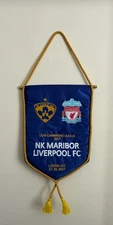 Gagliardetto pennant tifoso NK Maribor v Liverpool FC Champions League 2017 Zastavica
