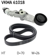 Keilrippenriemensatz SKF VKMA 61018 TOYOTA COROLLA (_E12_)
