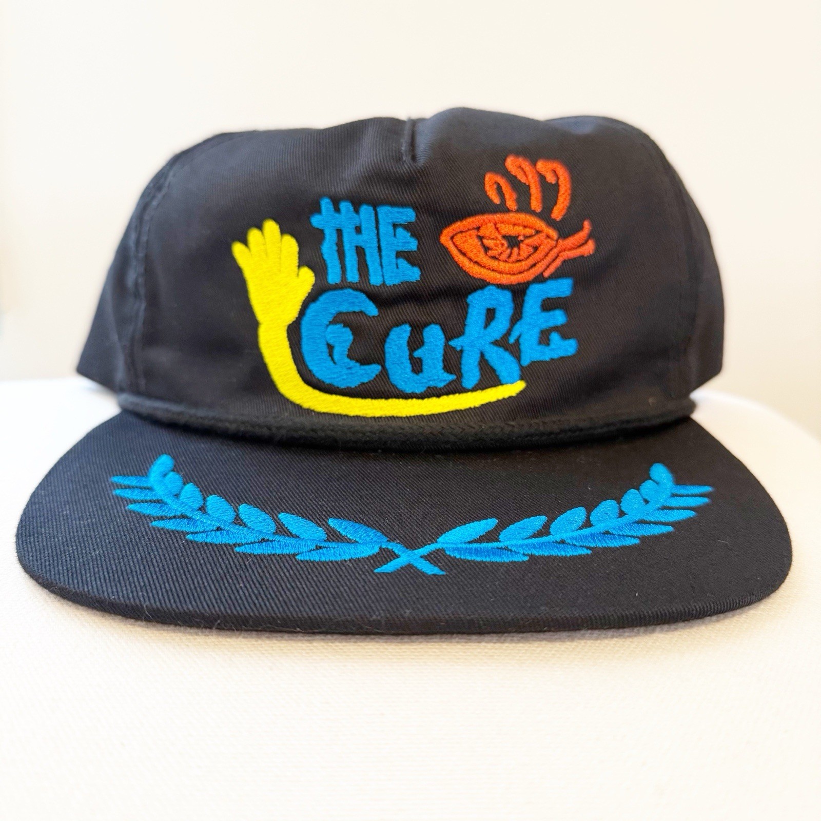 Gorra The Cure Band Snapback negra Robert Smith gira de conciertos