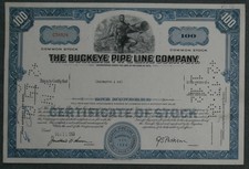 The Buckeye Pipe Line Company 1963 100 Shares