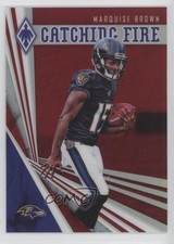 2019 Panini Phoenix Catching Fire Red 194/299 Marquise Brown #1 0w6