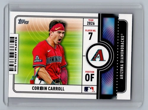 2026 Topps Series 1 Corbin Carroll Base (RAW)