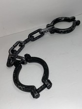Handcuffs Hand Cuffs 20  Of Plastic Halloween Play Prop New No Tag