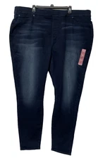 Signature by Levi Strauss Gold Women's Pull On Skinny Jeans Stretch 28L W39 L32