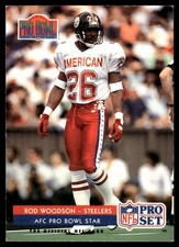 Rod Woodson 1992 Pro Set #399 Steelers NFL READ FREE SHIPPING AutographDen