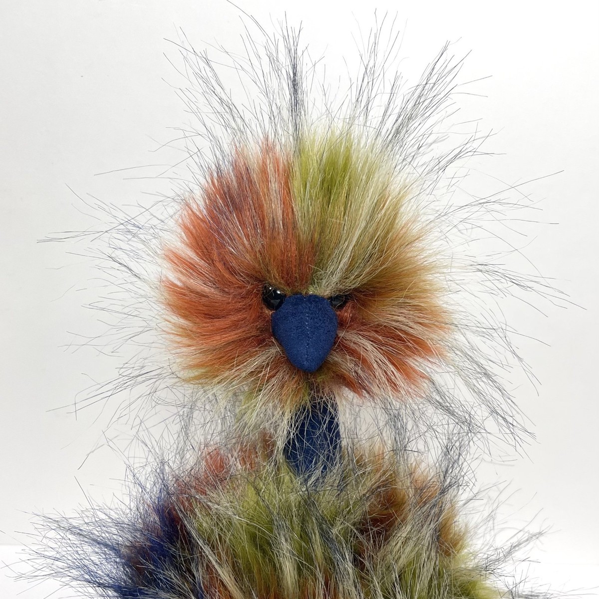 新品タグ付 ジェリーキャット Pompom Bird Spiced 鳥 Jellycat London Spiced Pompom Ostrich Rainbow Navy Retired | eBay
