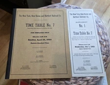 NY, NH & H RR New Haven 4/26/1959 Employee Timetable w/supplement