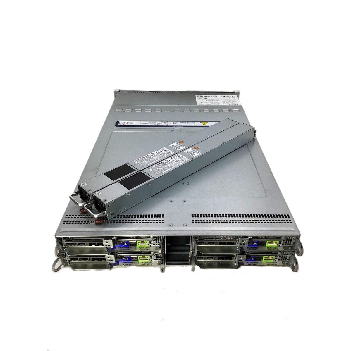 Supermicro 2U Node 12x NVME Server X10DRT-B+ 8x Xeon 16 Cores 8x 25GB  SFP28