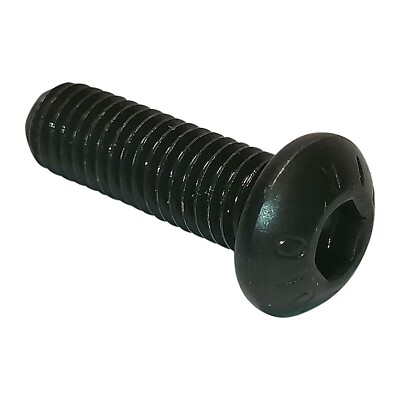 Linsenkopfschraube M8x25mm-Stahl-schwarz-hochfest 10.9-ISO 7380-ab 2 Stück