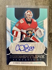 2020-21 Upper Deck Series 1 Chris Driedger Signature Sensations Autograph SSP