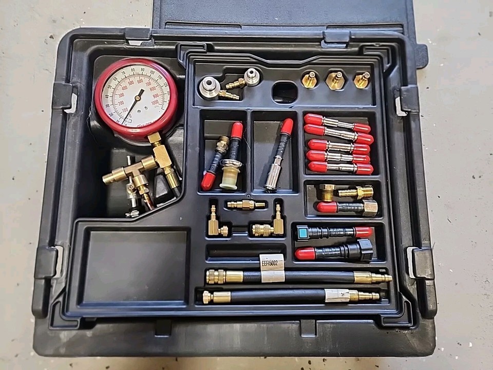 Snapon Master Fuel Pressure Test Set EEFI500A MINT + Extra Adapters