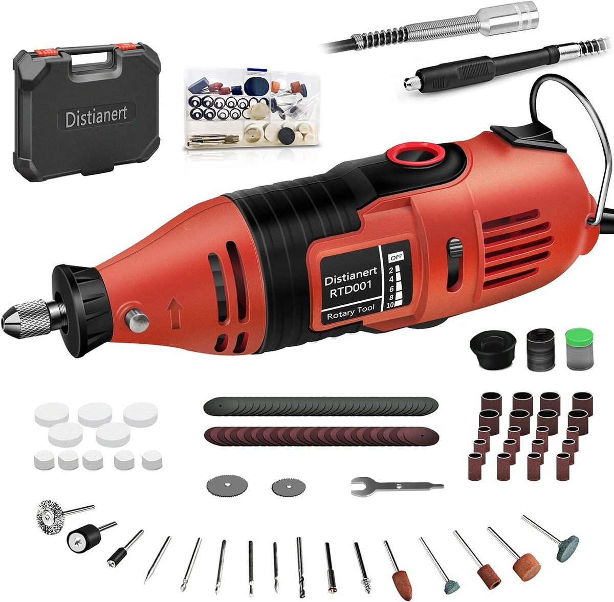 Mimajor 135W, Rotary Tool Kit, Multi Tools, Mini Grinder Set 160PC