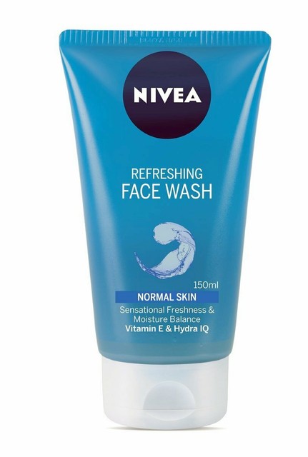 nivea face wash blue