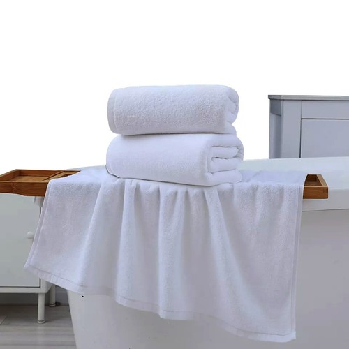 2x White Super Soft Extra Large Jumbo Bath Sheets & Towels, 100% Cotton 600GSM - Picture 17 of 38