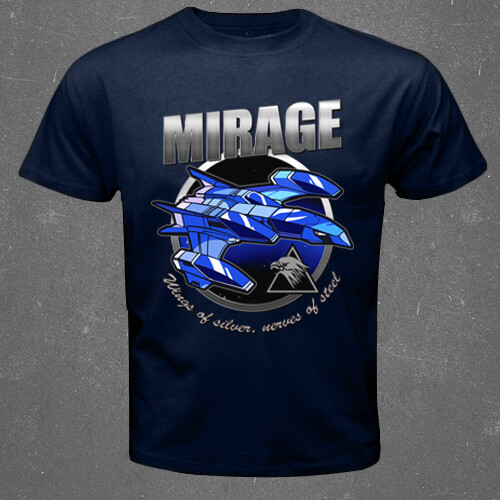 Rare The Miraj Mirage Silverhawks Retro Cartoon Jet Plane Ship T-shirt - Picture 3 of 5